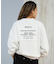 RVCA/MATCH CREW トレーナー 裏起毛テリー素材 スウェット BF044-004 ルーカ レディース ムラサキスポーツ