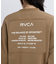 RVCA/MATCH CREW トレーナー 裏起毛テリー素材 スウェット BF044-004 ルーカ レディース ムラサキスポーツ