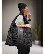 HUNTER/19L BOUCLE LARGE TOTE トートバッグ モコモコ UBT5521PRC ブークレ ラージ トート ハンター/ユニセックス レディース メンズ ムラサキスポーツ