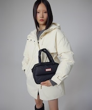HUNTER/INTREPID EXT PUFFED TOTE 耐水 ショルダーバッグ トートバッグ  UBX5513KBM イントレピッド エクストラ パフド ミニ ボストン ハンター/ユニセックス レディース メンズ ムラサキスポーツ