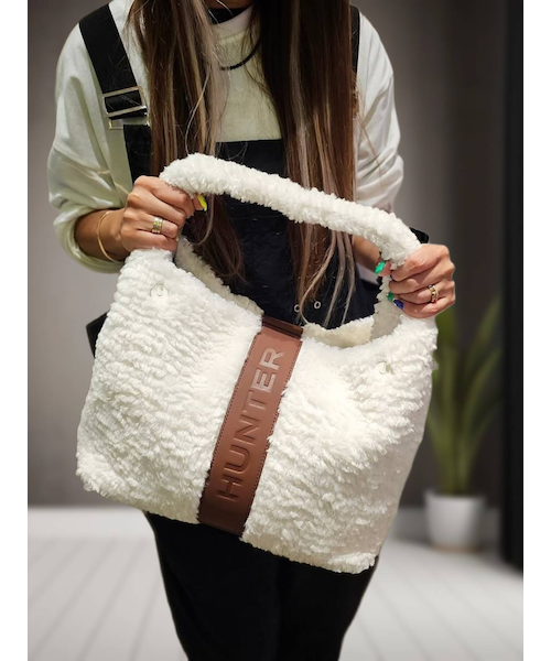 HUNTER/9L BOUCLE MEDIUM TOTE トートバッグ モコモコ UBX5522PRC