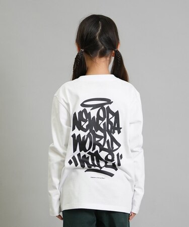 NEWERA/キッズ Youth 長袖 Tシャツ ロンT  コットン Tシャツ Tagging 14693876 ジュニア 子供 ニューエラ/男の子 女の子 ムラサキスポーツ