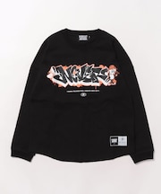 【限定】FORGETNEVER/キッズ 長袖 Tシャツ ロンT  254OO3LT220FN ジュニア 子供 フォーゲットネバー /男の子 女の子 ムラサキスポーツ限定
