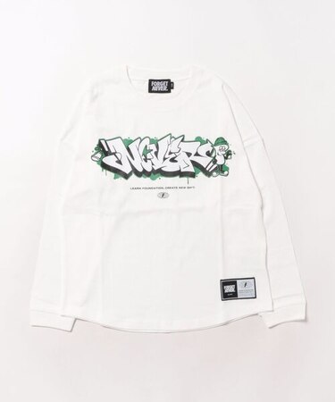 【限定】FORGETNEVER/キッズ 長袖 Tシャツ ロンT  254OO3LT220FN ジュニア 子供 フォーゲットネバー /男の子 女の子 ムラサキスポーツ限定