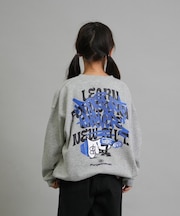 【限定】FORGETNEVER/キッズ スウェット 長袖トレーナー 254OO3TR198FN フォーゲットネバー/男の子 女の子 ムラサキスポーツ