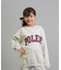POLER/キッズ  長袖 トレーナー スウェット クルーネック カレッジロゴ 裏毛 セットアップ対応 ジュニア 子供 259MCV0038 ポーラー/男の子 女の子 ムラサキスポーツ