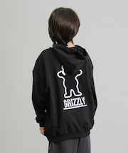 GRIZZLY/キッズ 長袖パーカー スウェット 75251327 ジュニア 子供 グリズリー/男の子 女の子 ムラサキスポーツ