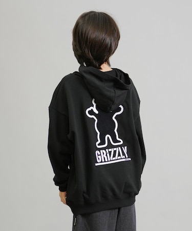 GRIZZLY/キッズ 長袖パーカー スウェット 75251327 ジュニア 子供 グリズリー/男の子 女の子 ムラサキスポーツ