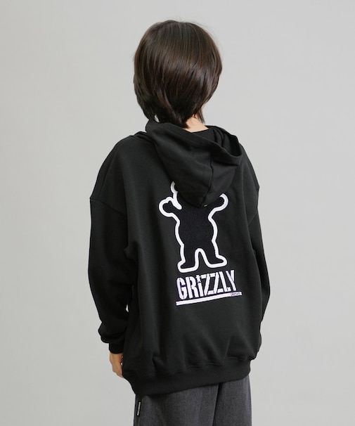 GRIZZLY/キッズ 長袖パーカー スウェット 75251327 ジュニア 子供 グリズリー/男の子 女の子 ムラサキスポーツ
