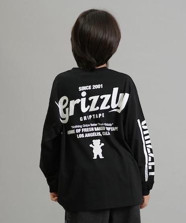 GRIZZLY/ 長袖 Tシャツ ロンT ジュニア 子供 グリズリー/男の子 女の子 ムラサキスポーツ