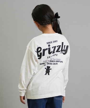 GRIZZLY/ 長袖 Tシャツ ロンT ジュニア 子供 グリズリー/男の子 女の子 ムラサキスポーツ