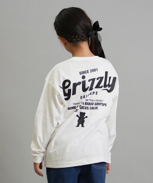 GRIZZLY/ 長袖 Tシャツ ロンT ジュニア 子供 グリズリー/男の子 女の子 ムラサキスポーツ