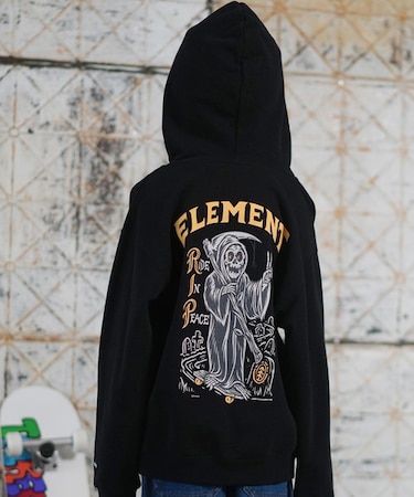ELEMENT/キッズ プルオーバー パーカー ロゴ 裏毛 TIMBER RIP HOOD YOUTH BF026-022 ジュニア 子供 エレメント/男の子 女の子 ムラサキスポーツ
