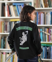 DC/キッズ 長袖 Tシャツ バックプリント ロンT 25 KD SKATE SKULL LS YLT254518 ジュニア 子供 ディーシー/男の子 女の子 ムラサキスポーツ