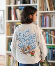DC/キッズ 長袖 Tシャツ バックプリント ロンT 25 KD CLASH DECK LS YLT254519 ジュニア 子供 ディーシー/男の子 女の子 ムラサキスポーツ