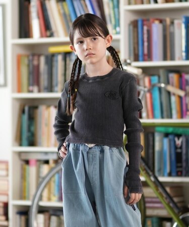 DC/キッズ 長袖 Tシャツ ロンT KD GS TELECO SHORT LS YLT254522M ジュニア 子供 ディーシー/男の子 女の子 ムラサキスポーツ