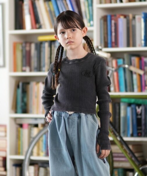 DC/キッズ 長袖 Tシャツ ロンT KD GS TELECO SHORT LS YLT254522M ジュニア 子供 ディーシー/男の子 女の子 ムラサキスポーツ