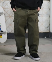 DC/キッズ ロンパン デニム ロングパンツ 25 KD WIDE CARGO PANT YPT254506 ジュニア 子供 ディーシー/男の子 女の子 ムラサキスポーツ