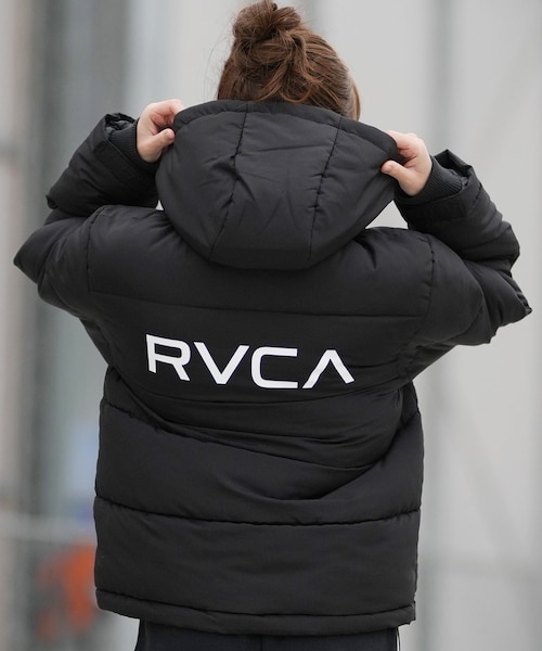 RVCA/ジャケット アウター バックプリント ロゴ BALANCE PUFFER HD