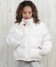 DCSHOES/中綿ジャケット アウター ショート丈 短丈 ビッグシルエット デニム PUレザー LJK254301 ディーシーシューズ レディース ムラサキスポーツ