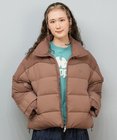 ROXY/ダウンジャケット レディース シンプル ワンポイント ロゴ RJK254019 ロキシー アウター ムラサキスポーツ