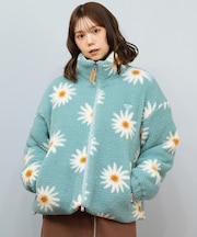 ROXY/ジャケット ショート丈 ボア ロゴ RJK254025 レディース ロキシー アウター ムラサキスポーツ