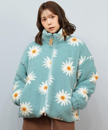 ROXY/ジャケット ショート丈 ボア ロゴ RJK254025 レディース ロキシー アウター ムラサキスポーツ