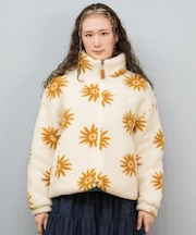 ROXY/ジャケット ショート丈 ボア ロゴ RJK254025 レディース ロキシー アウター ムラサキスポーツ