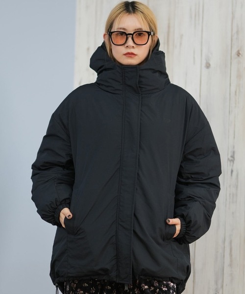 ROXY/中綿ジャケット シンプル ワンポイント ロゴ MONSTER JACKET