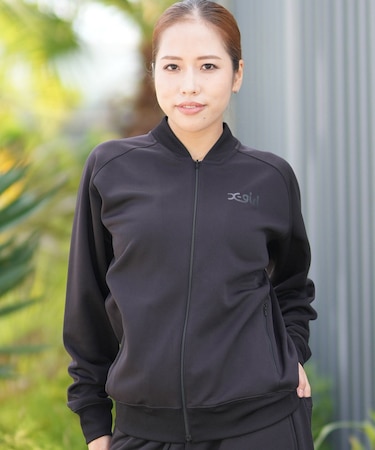 X-girl SPORTS/ジャージ トラックジャケット セットアップ対応 155253021006 レディース エックスガールスポーツ ムラサキスポーツ