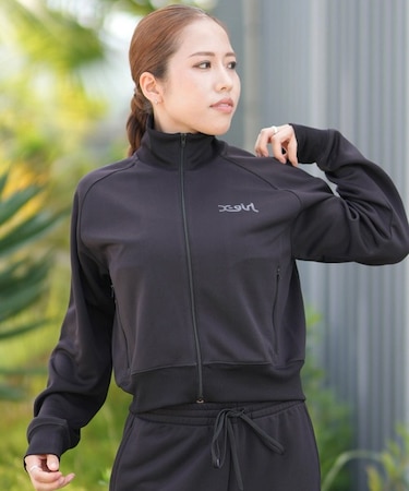 X-girl SPORTS/ジャージ トラックジャケット 155253021007 レディース エックスガールスポーツ ムラサキスポーツ