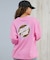 【限定】SANTACRUZ/長袖 Tシャツ ロンT バックプリント オーバーサイズ 502254432 サンタクルーズ レディース ムラサキスポーツ限定