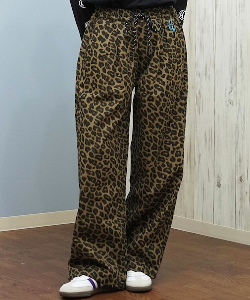 SANTACRUZ/ロングパンツ ヒョウ柄 レオパード柄 ゼブラ柄 チノ ワークパンツ 502254531 サンタクルーズ レディース ムラサキスポーツ