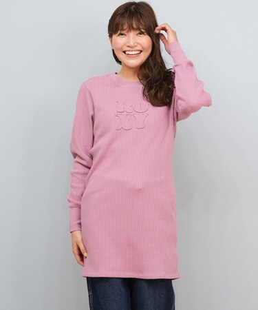 ROXY/ワンピース ミニ丈 リブ素材 シンプル ロゴ MY PACE RDR254002 ロキシー レディース ムラサキスポーツ