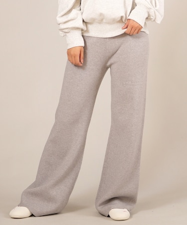 【限定】RIKKAFEMME/ロングパンツ ニットリブパンツ ロンパン セットアップ対応 RF25FW14 リッカファム レディース ムラサキスポーツ限定