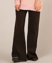 【限定】RIKKAFEMME/ロングパンツ ニットリブパンツ ロンパン セットアップ対応 RF25FW14 リッカファム レディース ムラサキスポーツ限定