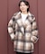【限定】RIKKA FEMME/ジャケット チェック柄 コート ブークレージャケット RF25FW24 リッカファム レディース ムラサキスポーツ限定