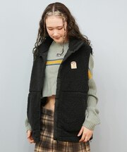 ROXY/中綿 ベスト ボア 撥水 BELLIS BOA VEST RJK254020 レディース ロキシー ムラサキスポーツ