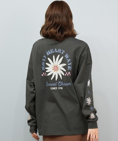 ROXY/長袖 Tシャツ ロンT バックプリント ロゴ BELLIS L S TEE RLT254033 ロキシー レディース ムラサキスポーツ