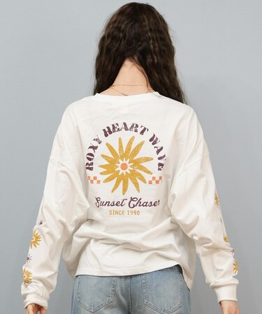 ROXY/長袖 Tシャツ ロンT バックプリント ロゴ BELLIS L S TEE RLT254033 ロキシー レディース ムラサキスポーツ