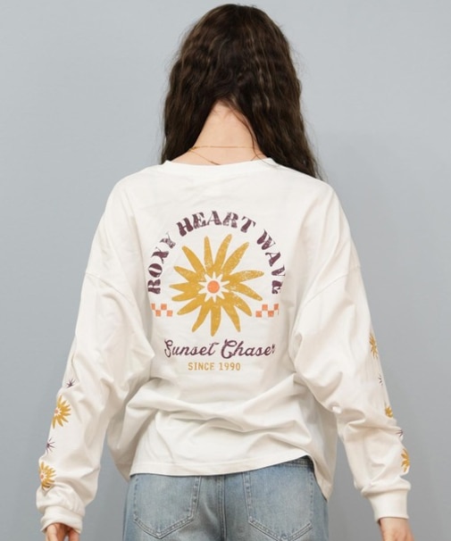 ROXY/長袖 Tシャツ ロンT バックプリント ロゴ BELLIS L S TEE RLT254033 ロキシー レディース ムラサキスポーツ