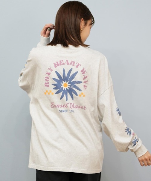 ROXY/長袖 Tシャツ ロンT バックプリント ロゴ BELLIS L S TEE RLT254033 ロキシー レディース ムラサキスポーツ
