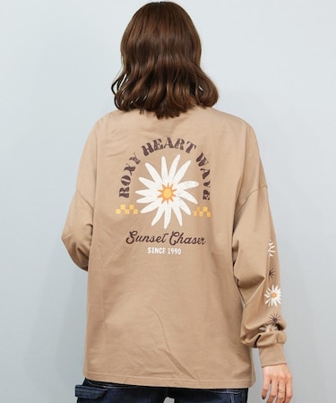 ROXY/長袖 Tシャツ ロンT バックプリント ロゴ BELLIS L S TEE RLT254033 ロキシー レディース ムラサキスポーツ