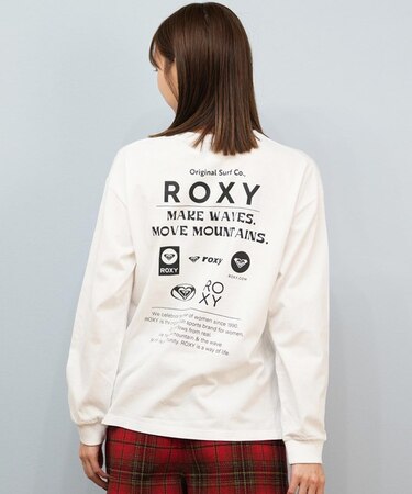 ROXY/長袖 Tシャツ ロンT バックプリント ロゴ HISTORICAL LOGO L S TEE RLT254042 ロキシー レディース ムラサキスポーツ