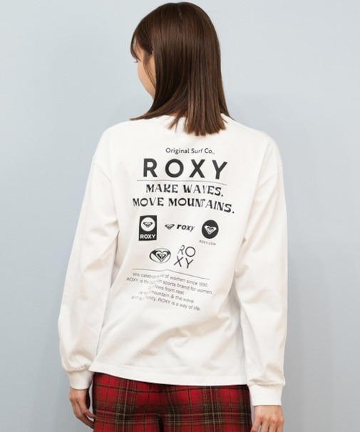 ROXY/長袖 Tシャツ ロンT バックプリント ロゴ HISTORICAL LOGO L S TEE RLT254042 ロキシー レディース ムラサキスポーツ