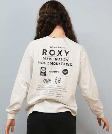 ROXY/長袖 Tシャツ ロンT バックプリント ロゴ HISTORICAL LOGO L S TEE RLT254042 ロキシー レディース ムラサキスポーツ