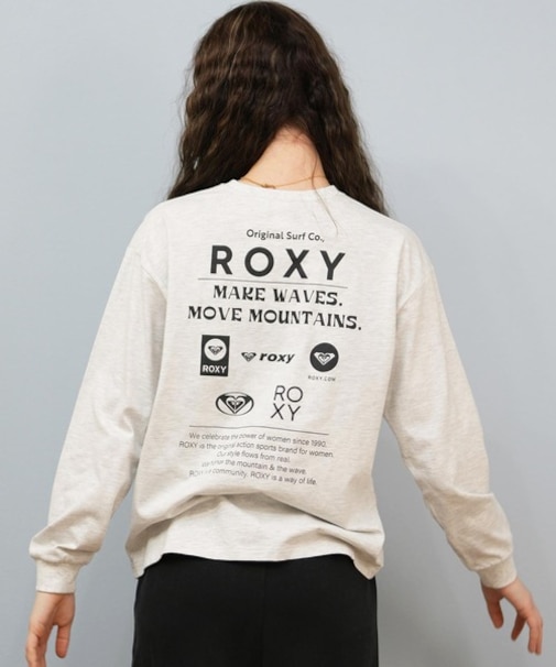 ROXY/長袖 Tシャツ ロンT バックプリント ロゴ HISTORICAL LOGO L S TEE RLT254042 ロキシー レディース ムラサキスポーツ