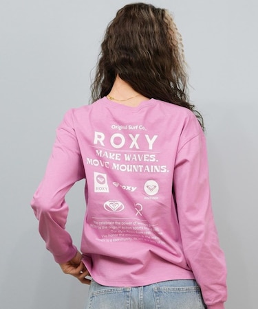 ROXY/長袖 Tシャツ ロンT バックプリント ロゴ HISTORICAL LOGO L S TEE RLT254042 ロキシー レディース ムラサキスポーツ