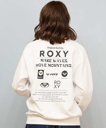 ROXY/長袖トレーナー スウェット バックプリント HISTORICAL LOGO PULL OVER RPO254026 ロキシー レディース ムラサキスポーツ