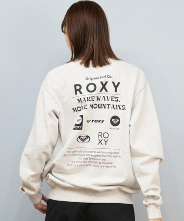 ROXY/長袖トレーナー スウェット バックプリント HISTORICAL LOGO PULL OVER RPO254026 ロキシー レディース ムラサキスポーツ